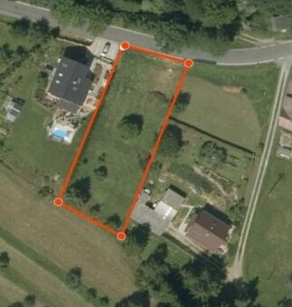 Prodej pozemku k výstavbě RD - 1374 m², Mohelnice + zahrada