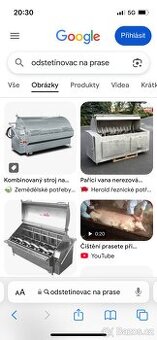 Odstětinovač/ pařici vana na prasata
