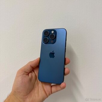 APPLE IPHONE 15 PRO 128GB MODRÝ TITAN-ZÁRUKA