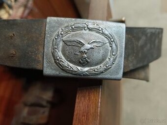 hliníková přezka s páskem originál Luftvaffe