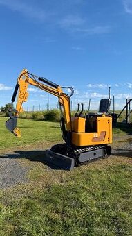 Mini bagr 1t mini rypadlo - nový, nepoužitý