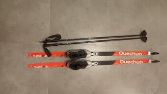 Dětské běžky Quechua 140 cm + hůlky 110 cm + boty  36 (NNN)