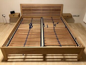 Postel masiv + rošty - 1