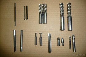 Prodám frézy rádiusové,popisovací,dvoubřité