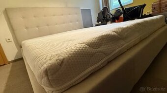 Čalouněná postel MARIKA 180x200, béžová