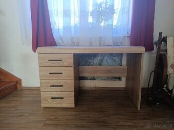 Kancelářský stůl, dub sonoma