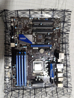 Základní deska MSI P67A-C45 + procesor a paměti