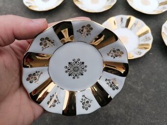 Predám porcelánová sada zlatené misky- taniere
