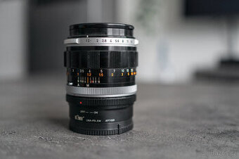 Canon FL 55 1.2 + adaptér na sony E mount