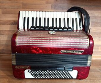 Akordeon (harmonika, heligonka) Weltmeister 96 basů