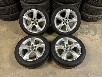 Orig. ALU Škoda, 5x100, ET 43, letní 195/50 R15 82H Hankook