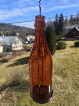 Stylový závěsný svícen na čajovou svíčku