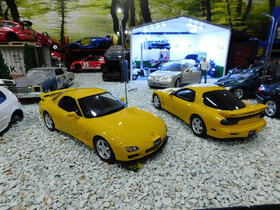 model auta Mazda RX7 žltá / MX5 miata  Otto mobile 1:18