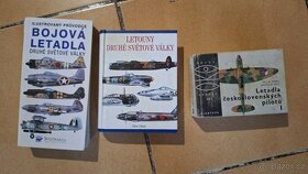 Knihy 2x letadla 2.sv.války 1x letadla ČS pilotů
