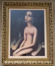 JAN ZRZAVÝ obraz - MELANCHOLIE I - 1912, roz. 68x55cm