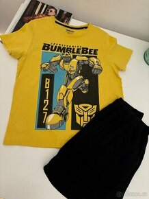 REZERVACE Dětské pyžamo 146/152 Transformers - Bumblebee