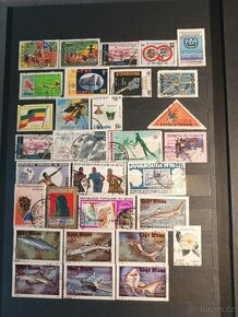 Poštovní známky (Velké album A3 - více než 500kusů)