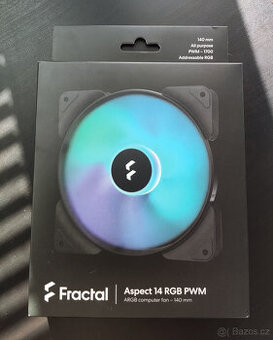 Fractal Design Aspect 14 RGB PWM Black Frame ventilator