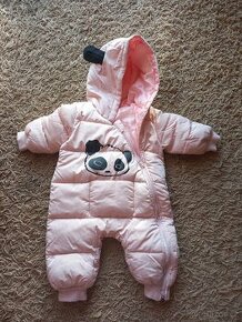Luxusni ruzova kombinezka vel..80 cm