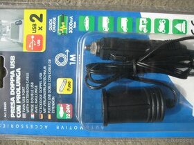 USB rozdvojka, 2x USB, prodlužovací kabel 1m, nová
