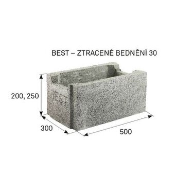 Ztracené bednění best 30