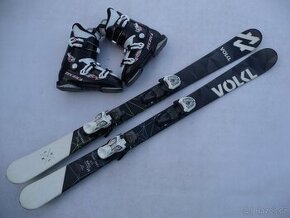 221. Lyže VOLKL - 128 cm + boty TECNICA 38 eu - set