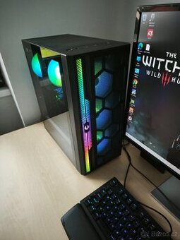 Herní 6-jádro Ryzen 5 3600/32GB RAM/RX5600XT/SSD 1TB/4TB HDD