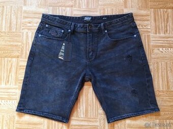 panske dzinove sortky, kratasy Superdry velkost W36