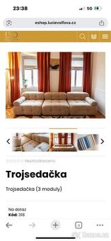 Designová sedačka vyrobená na míru