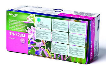 Originální toner Brother TN-328M, purpurový, 6000 stran