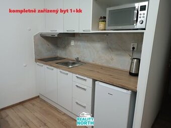 Pronájem zařízeného 1+kk, Větrná ul., Ústí n.L., ev.č. 27527