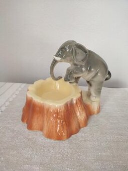 Ditmar urbach slon popelník misa porcelánová soška