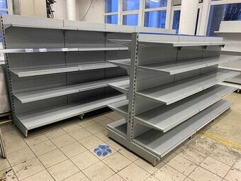 Obchodní oboustranné regály 46/46/46/46/46cm