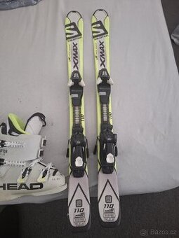 Dětské lyže Head 110 + vázání + boty 36,5 EU