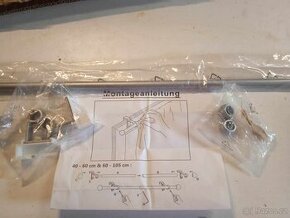 Kovová závěsná tyč na okno