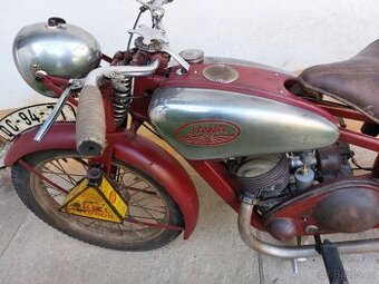 Předválečná Jawa 250 Speciál 1939 / příplatkové nožní řazení