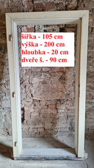 Dřevěné dveře + zárubně