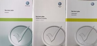 VW nevyplnene servisni knihy, navody k obsluze