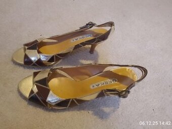 Otevřené lodičky (částeč.zlaté), č.38, zn. Deska