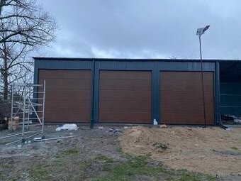 Plechová garáž 16,5x6m