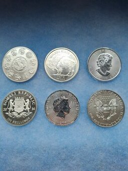 Prodám stříbrné  mince