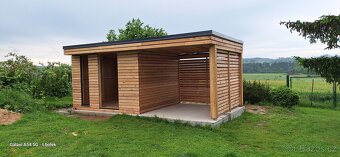 Zahradní domek-sibiřský modřín