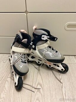 Dívčí, nastavitelné inline brusle vel. 32-35