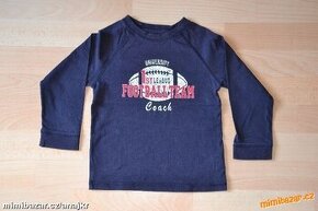Dětské chlapecké triko dlouhý rukáv - Football