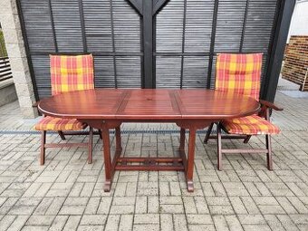 Zahradní sestava - stůl + 6x křeslo