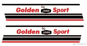 Samolepka Jawa golden sport