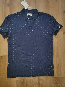 Nové pánské polo tričko Piere one modré vel a M letní