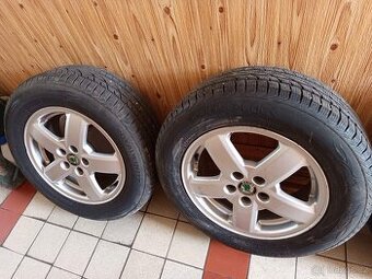 PRODAM 4 ALU KOLA 5x100 + zimni pneu 7mm