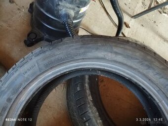 2 ks letnich pneu Dunlop  215/55/17 - 1