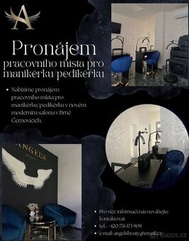 Pronájem pracovního místa- manikúra/pedikura